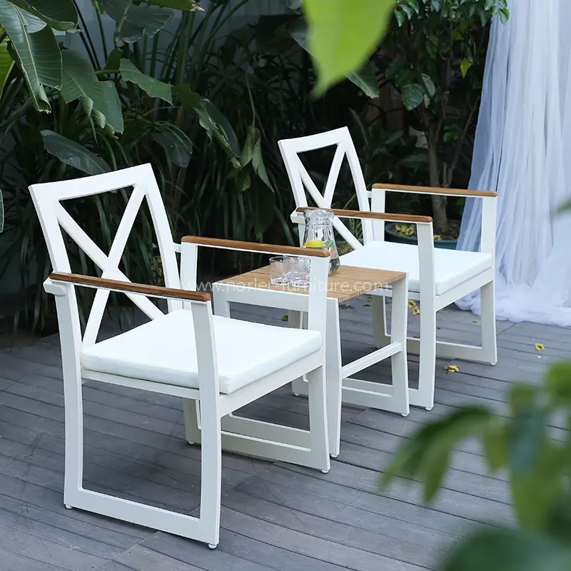 Fama de alumínio Plástico Handrail Balcony Garden Conjunto