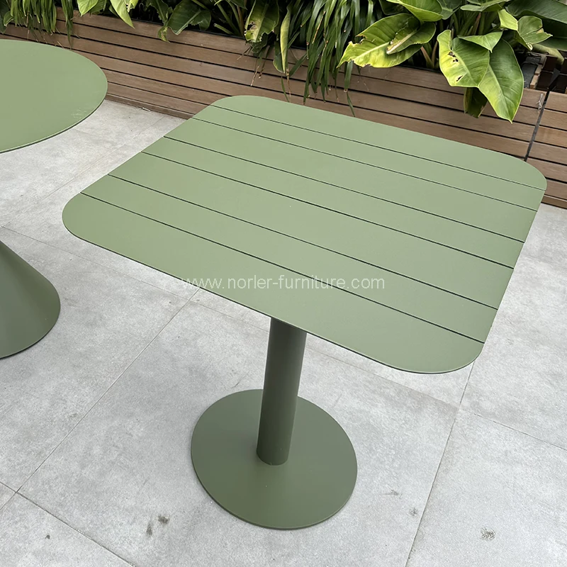 Conjunto de jantar de alumínio externo fácil de manutenção