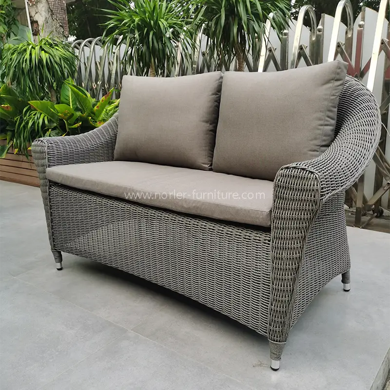 Modern Outdoor Hand-Woven Rattan Sofa Set