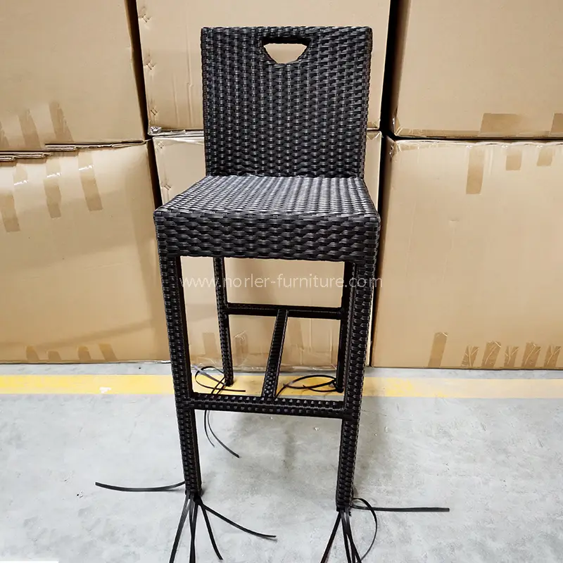 Outdoor Rattan High Bar Table And Chairs Set