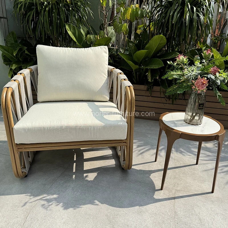 Conjunto de jardins de corda de varanda ao ar livre